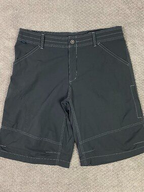 Kuhl Revolvr Shorts Mens 38 Gray Hiking Outdoor Cargo Gorpcore Utility 13"